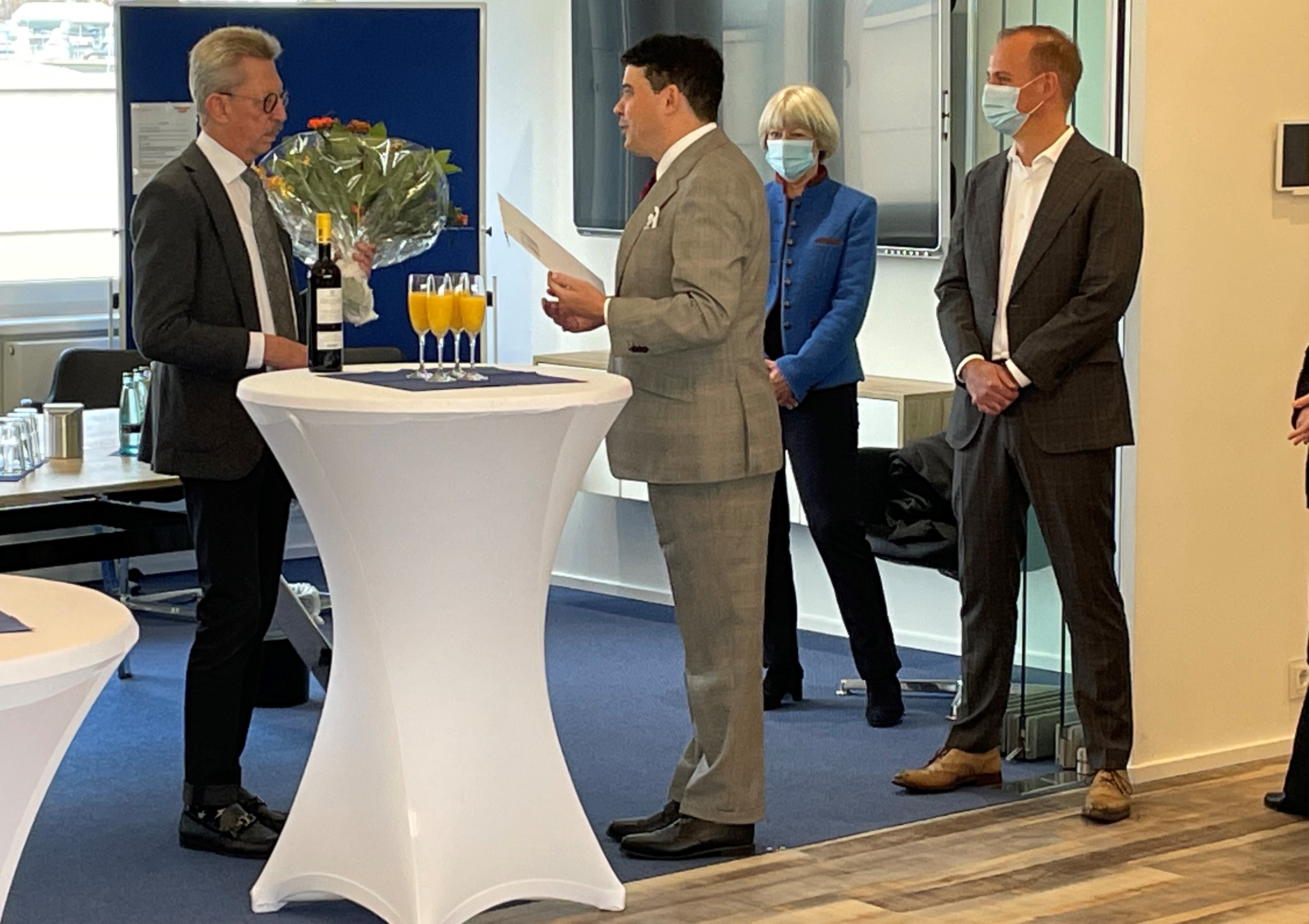 Verabschiedung Standortleitung Hamburg Siegfried Röh